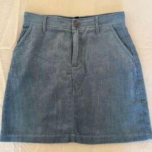 Banana Republic Blue Corduroy Mini Skirt - Size 2